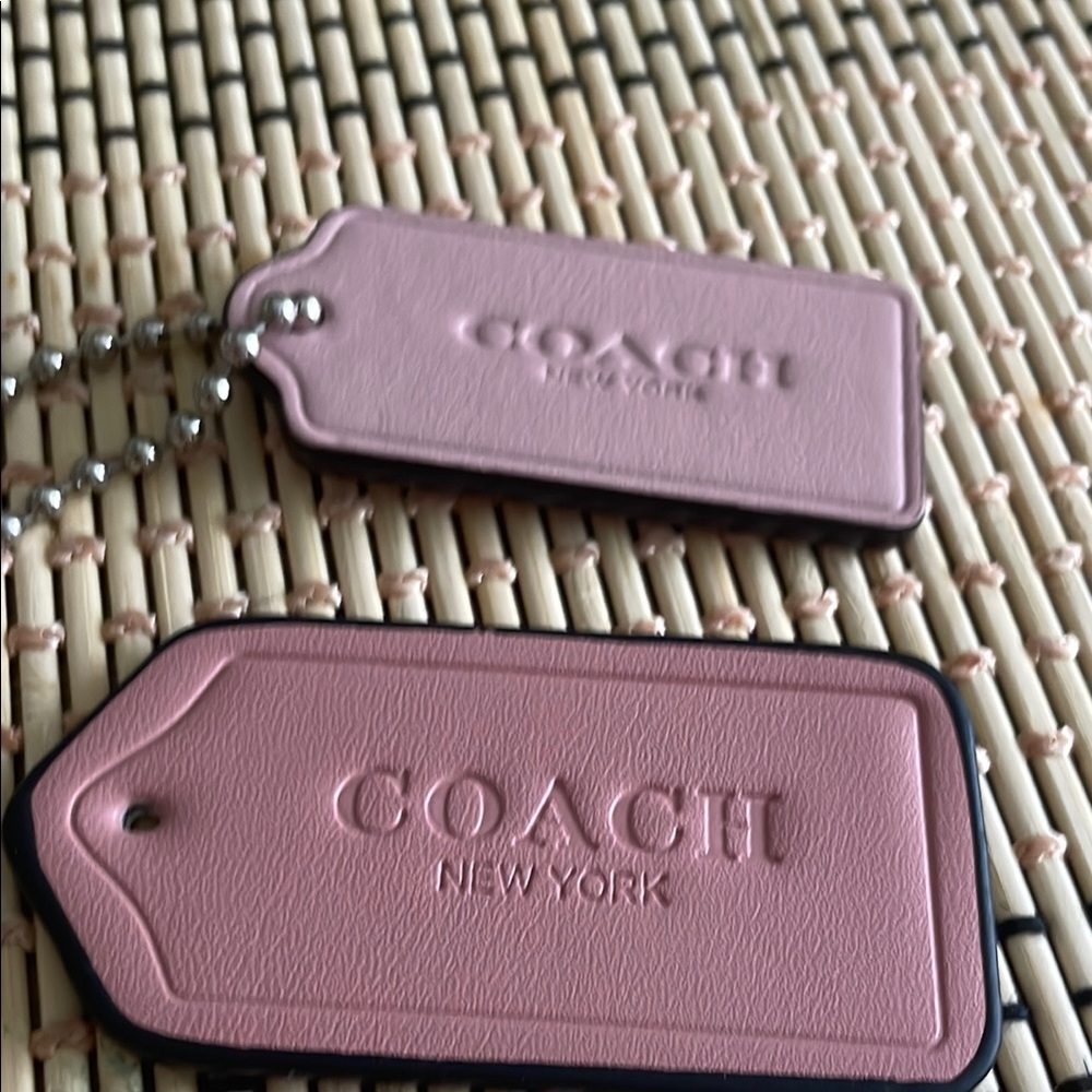 Coach Pink Luggage Tags